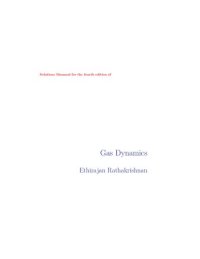 cover of the book Gas Dynamics (Solution Manual)