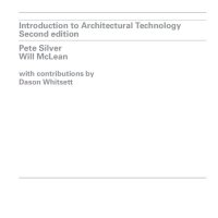 cover of the book Introduction to architectural technology