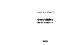 cover of the book Geopolitica De La Cultura