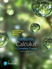 cover of the book Adams - Calculus A Complete Course 9th ed 2018 solutions