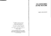 cover of the book Os caçadores da pré-história