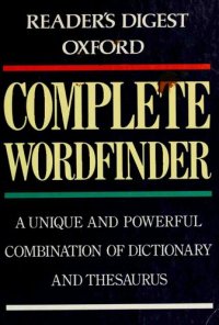 cover of the book Oxford Complete Wordfinder