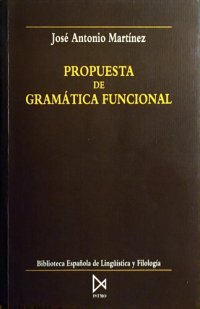 cover of the book Propuesta de gramática funcional