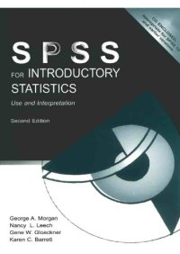 cover of the book SPSS for introductory statistics: Use and interpretation