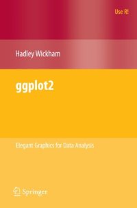 cover of the book ggplot2: Elegant Graphics for Data Analysis