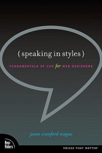 cover of the book Speaking in styles: fundamentals of CSS for Web designers