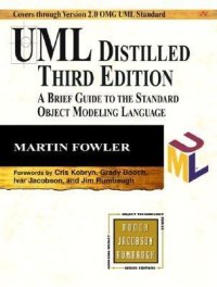 cover of the book UML distilled: a brief guide to the standard object modeling language