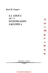 cover of the book La Logica De La Investigacion Cientifica