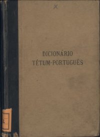 cover of the book Dicionário Tétum-Português