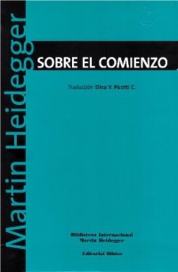 cover of the book Sobre el comienzo