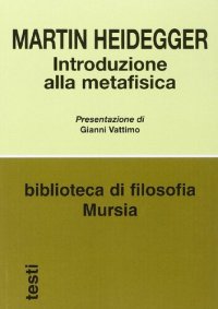 cover of the book Introduzione alla metafisica