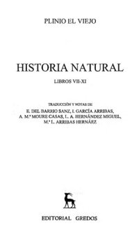 cover of the book Historia Natural