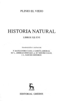 cover of the book Historia Natural