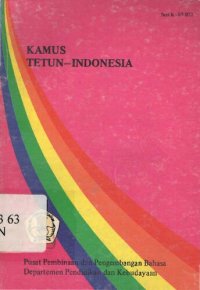 cover of the book Kamus Tetun—Indonesia