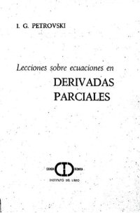 cover of the book Lecciones Sobre Ecuaciones En Derivadas Parciales