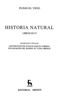 cover of the book Historia Natural