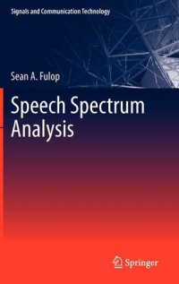 cover of the book Speech Spectrum Analysis