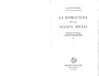 cover of the book La Estructura De La Accion Social Vol II