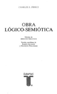 cover of the book Obra Logico Semiotica