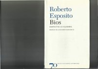 cover of the book Bios - Biopolítica e Filosofia