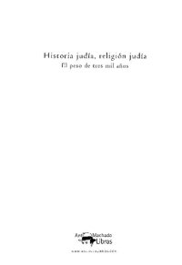 cover of the book Historia Judia Religion Judia