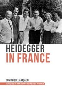 cover of the book Heidegger in France