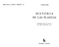 cover of the book Historia De Las Plantas (Gredos)