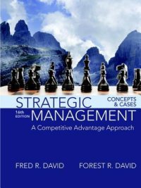 cover of the book Strategic Management: A Competitive Advantage Approach, Concepts and Cases