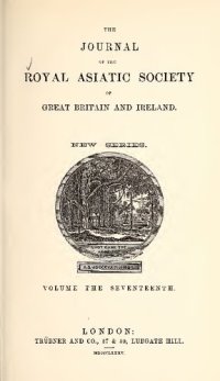 cover of the book The Journal of the Royal Asiatic Society of Great Britain and Ireland; New Series