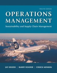 cover of the book Operations management: sustainability and supply chain management