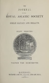 cover of the book The Journal of the Royal Asiatic Society of Great Britain and Ireland; New Series