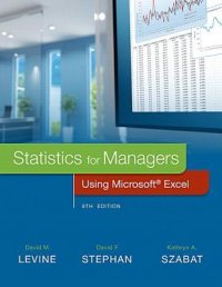 cover of the book Statistics for managers using Microsoft Excel