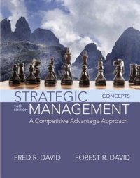 cover of the book Strategic Management: A Competitive Advantage Approach, Concepts