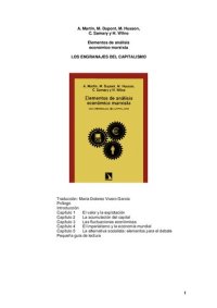 cover of the book Los engranajes del capitalismo. Elementos de análisis económico marxista