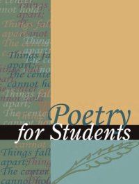 cover of the book Poetry for Students, Volume 29: Presenting Analysis, Context, and Criticism on Commonly Studied Poetry