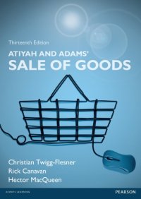 cover of the book Atiyah's and Adams' sale of goods