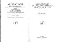 cover of the book A Commentary on Apollonius Rhodius (Argonautica III, 1-471)