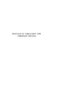 cover of the book Practice of Perfection and Christian Virtues