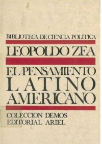 cover of the book El Pensamiento Latinoamericano