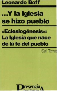 cover of the book Y La Iglesia Se Hizo Pueblo