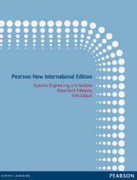 cover of the book Systems engineering and analysis