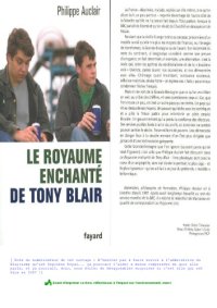 cover of the book Le royaume enchanté de Tony Blair