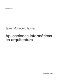 cover of the book Aplicaciones inform?aticas en arquitectura