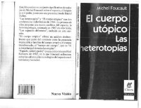 cover of the book El cuerpo utópico: las heterotopías