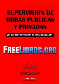 cover of the book Supervision De Obras Publicas Y Privadas