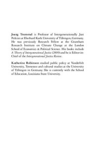 cover of the book Climate ethics environmental justice and climate change