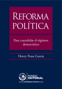 cover of the book Reforma política. Para consolidar el régimen democrático