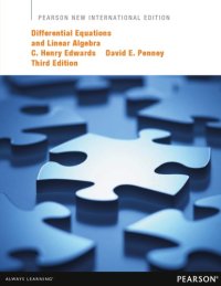 cover of the book Differential equations and linear algebra