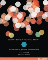 cover of the book Mathematical methods for economics