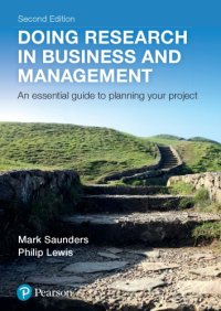 cover of the book Doing research in business and management